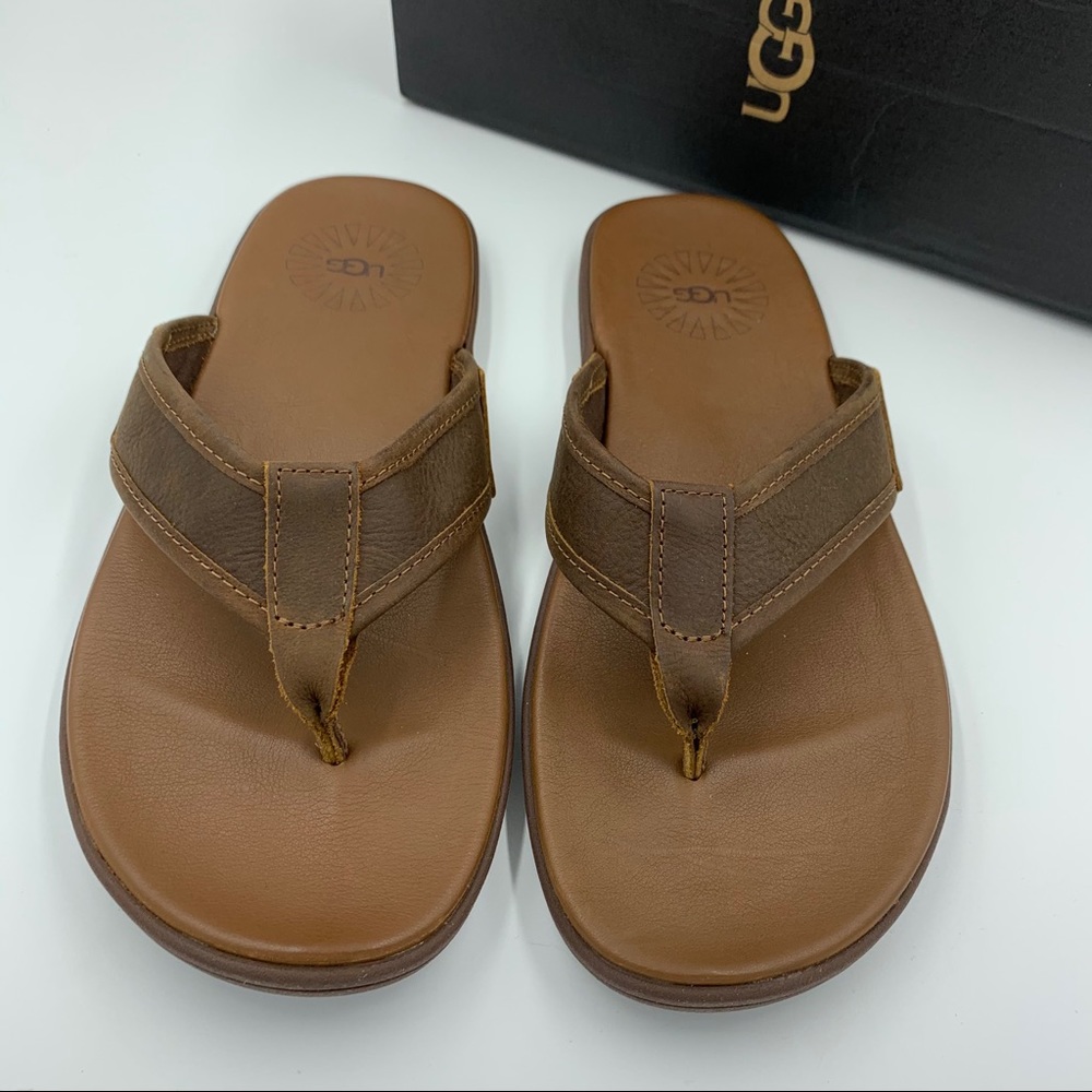 Ugg Men’s Seaside Leather Flip Flop
